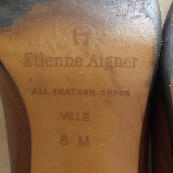 Etienne Aigner Leather Pumps -Size 6 - Picture 8 of 8